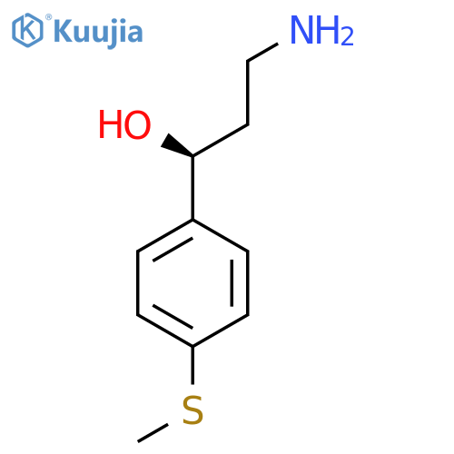 (1S)-3-amino-1-4-(methylsulfanyl)phenylpropan-1-ol structure