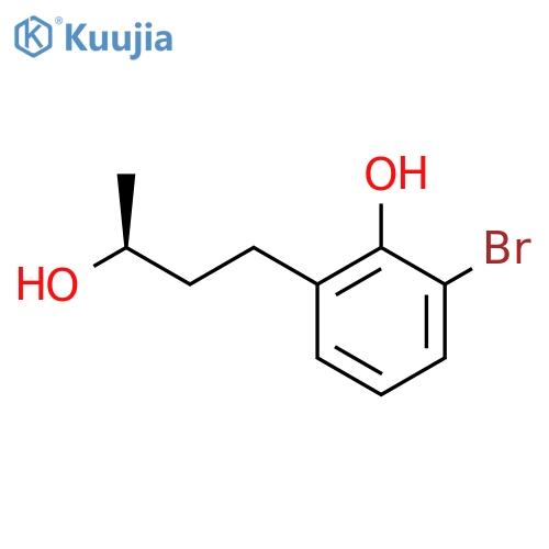 2-bromo-6-(3S)-3-hydroxybutylphenol structure