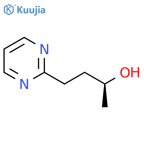 (2S)-4-(pyrimidin-2-yl)butan-2-ol structure