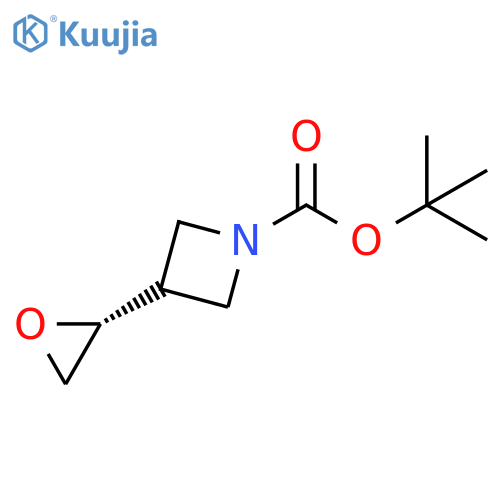 tert-butyl 3-(2R)-oxiran-2-ylazetidine-1-carboxylate structure