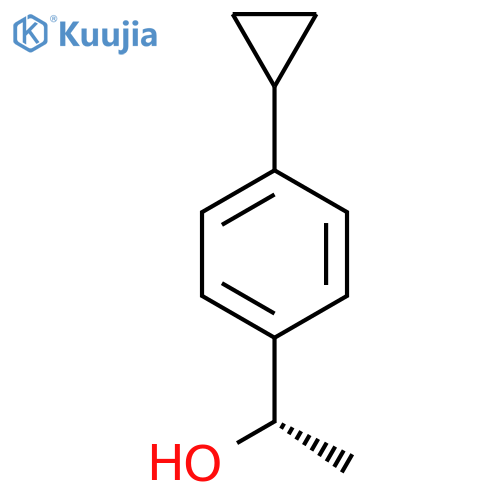 (1S)-1-(4-cyclopropylphenyl)ethan-1-ol structure