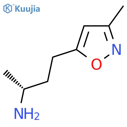(2R)-4-(3-methyl-1,2-oxazol-5-yl)butan-2-amine structure