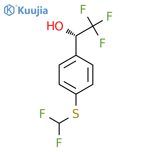 (1S)-1-{4-(difluoromethyl)sulfanylphenyl}-2,2,2-trifluoroethan-1-ol structure