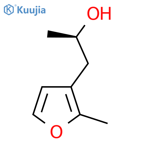 (2R)-1-(2-methylfuran-3-yl)propan-2-ol structure