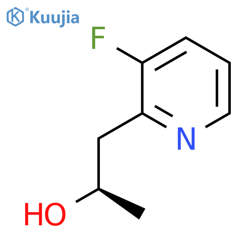 (2R)-1-(3-fluoropyridin-2-yl)propan-2-ol structure