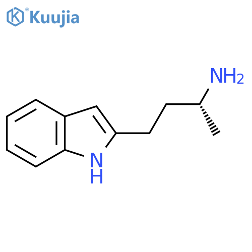 (2R)-4-(1H-indol-2-yl)butan-2-amine structure
