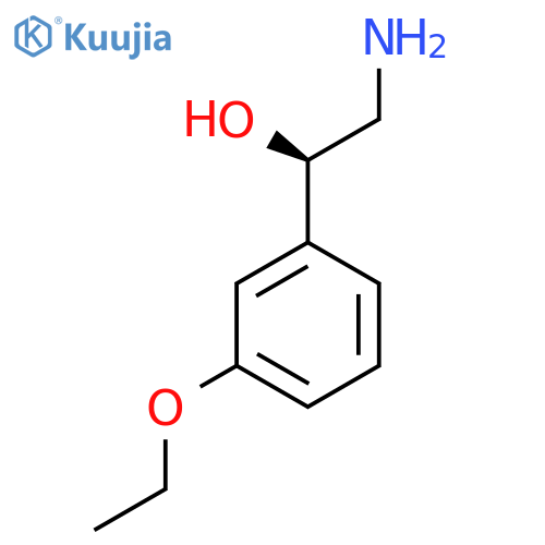 (1R)-2-amino-1-(3-ethoxyphenyl)ethan-1-ol structure