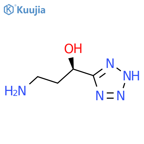 (1R)-3-amino-1-(1H-1,2,3,4-tetrazol-5-yl)propan-1-ol structure