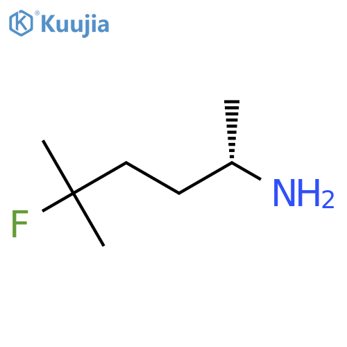 (2S)-5-fluoro-5-methylhexan-2-amine structure