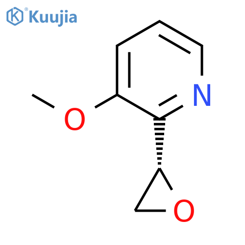 3-methoxy-2-(2S)-oxiran-2-ylpyridine structure