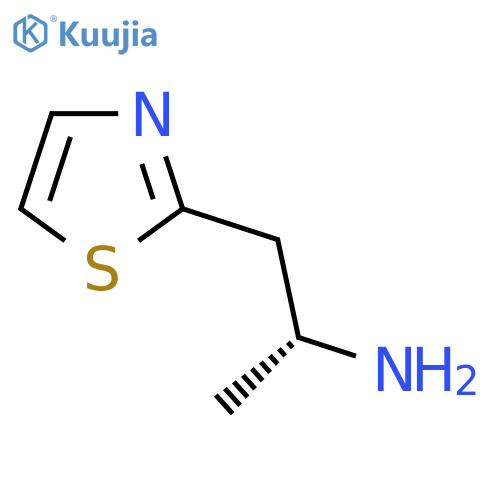 (2R)-1-(1,3-thiazol-2-yl)propan-2-amine structure