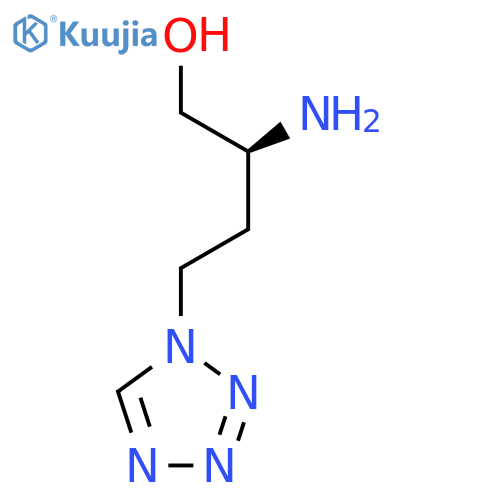 (2S)-2-amino-4-(1H-1,2,3,4-tetrazol-1-yl)butan-1-ol structure