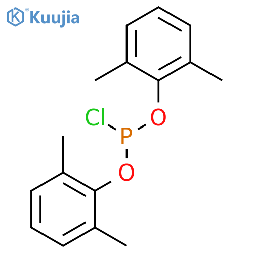 Phosphorochloridous acid, bis(2,6-dimethylphenyl) ester structure