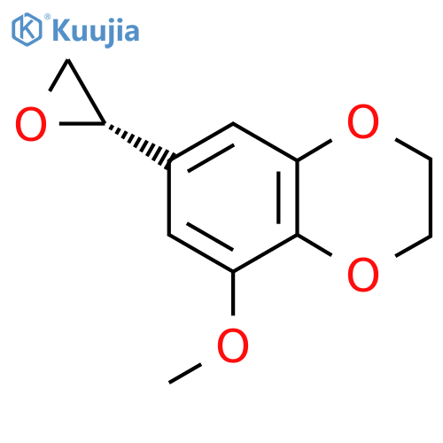 5-methoxy-7-(2S)-oxiran-2-yl-2,3-dihydro-1,4-benzodioxine structure