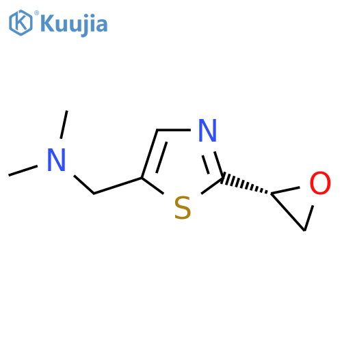 dimethyl({2-(2R)-oxiran-2-yl-1,3-thiazol-5-yl}methyl)amine structure