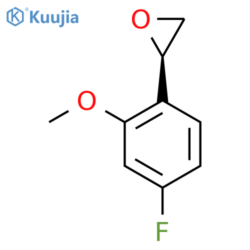 (2R)-2-(4-fluoro-2-methoxyphenyl)oxirane structure