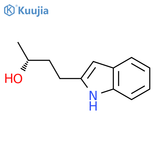 (2R)-4-(1H-indol-2-yl)butan-2-ol structure