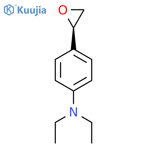 N,N-diethyl-4-(2R)-oxiran-2-ylaniline structure