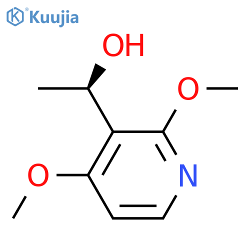 (1R)-1-(2,4-dimethoxypyridin-3-yl)ethan-1-ol structure