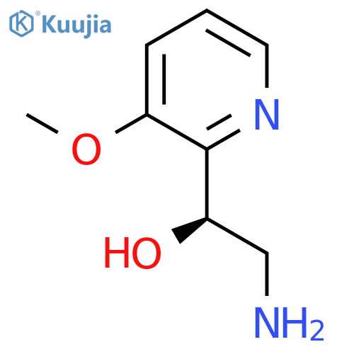 (1R)-2-amino-1-(3-methoxypyridin-2-yl)ethan-1-ol structure