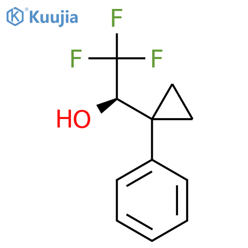 (1R)-2,2,2-trifluoro-1-(1-phenylcyclopropyl)ethan-1-ol structure