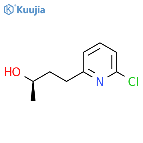(2R)-4-(6-chloropyridin-2-yl)butan-2-ol structure