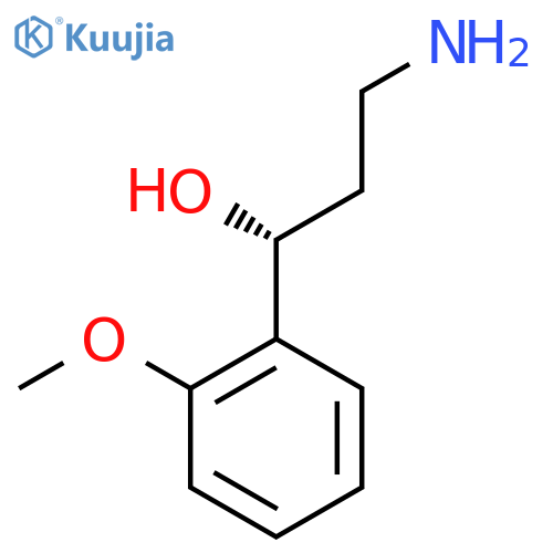(1R)-3-amino-1-(2-methoxyphenyl)propan-1-ol structure