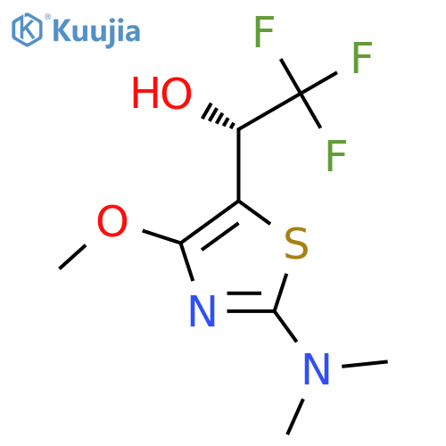 (1R)-1-2-(dimethylamino)-4-methoxy-1,3-thiazol-5-yl-2,2,2-trifluoroethan-1-ol structure