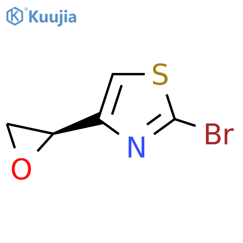 2-bromo-4-(2R)-oxiran-2-yl-1,3-thiazole structure