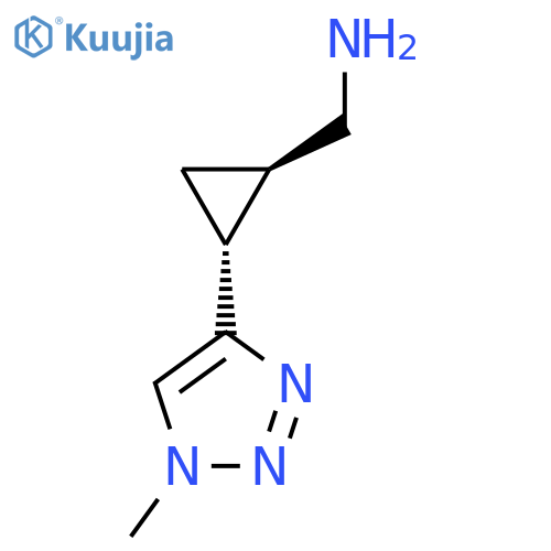 rac-(1R,2R)-2-(1-methyl-1H-1,2,3-triazol-4-yl)cyclopropylmethanamine structure