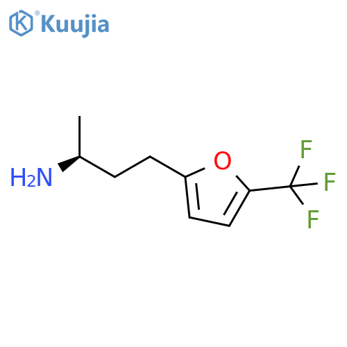 (2S)-4-5-(trifluoromethyl)furan-2-ylbutan-2-amine structure