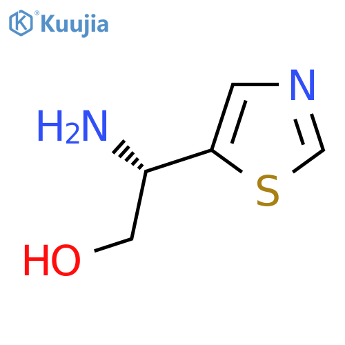 (2S)-2-amino-2-(1,3-thiazol-5-yl)ethan-1-ol structure