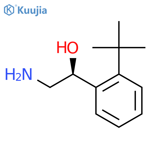 (1S)-2-amino-1-(2-tert-butylphenyl)ethan-1-ol structure