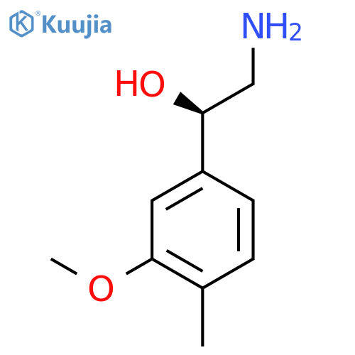 (1R)-2-amino-1-(3-methoxy-4-methylphenyl)ethan-1-ol structure