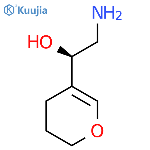 (1R)-2-amino-1-(3,4-dihydro-2H-pyran-5-yl)ethan-1-ol structure