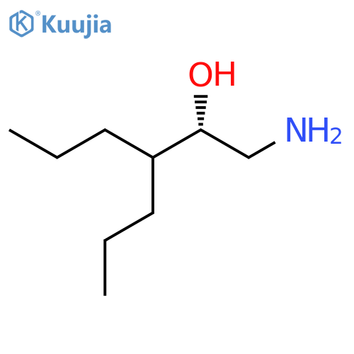 (2S)-1-amino-3-propylhexan-2-ol structure