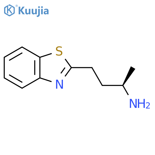 (2R)-4-(1,3-benzothiazol-2-yl)butan-2-amine structure