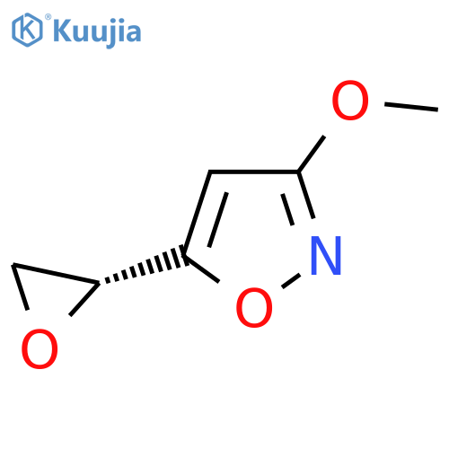3-methoxy-5-(2R)-oxiran-2-yl-1,2-oxazole structure