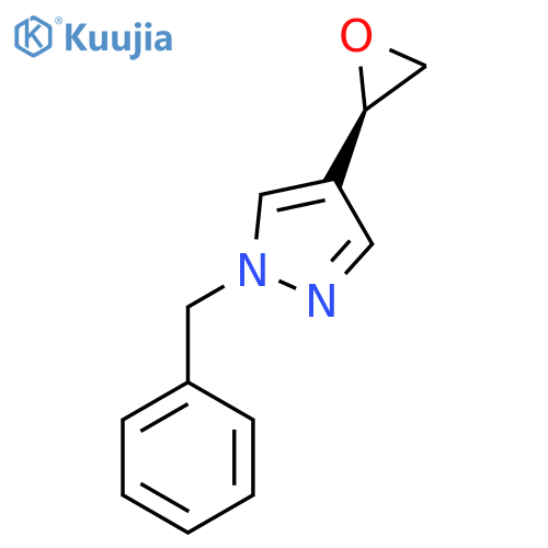 1-benzyl-4-(2R)-oxiran-2-yl-1H-pyrazole structure