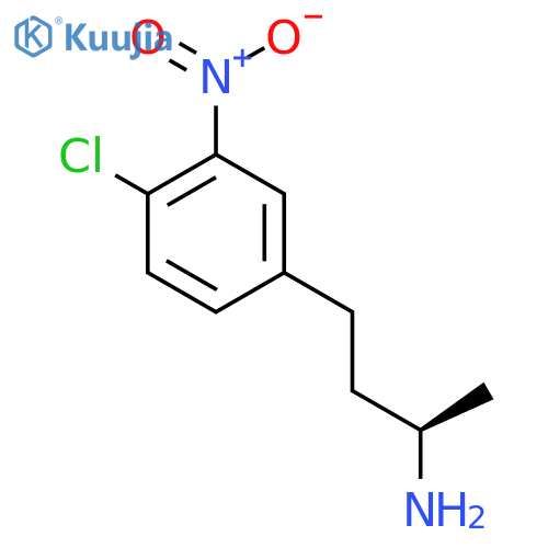 (2R)-4-(4-chloro-3-nitrophenyl)butan-2-amine structure