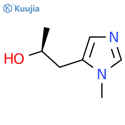 (2S)-1-(1-methyl-1H-imidazol-5-yl)propan-2-ol structure