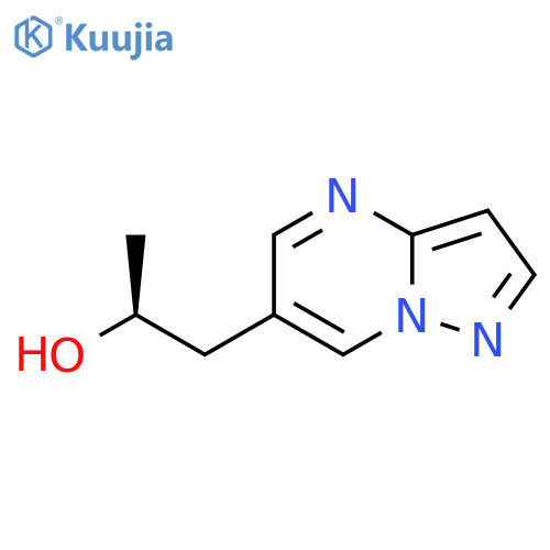 (2S)-1-{pyrazolo1,5-apyrimidin-6-yl}propan-2-ol structure