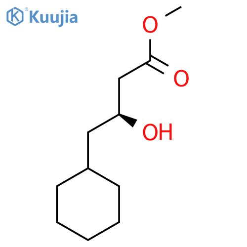methyl (3S)-4-cyclohexyl-3-hydroxybutanoate structure
