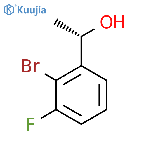 (1S)-1-(2-bromo-3-fluorophenyl)ethan-1-ol structure