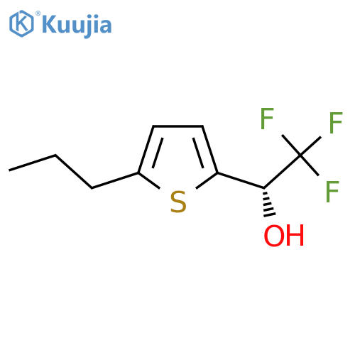 (1S)-2,2,2-trifluoro-1-(5-propylthiophen-2-yl)ethan-1-ol structure