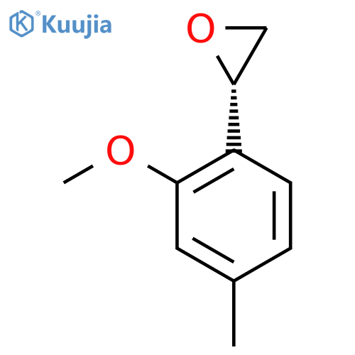 (2S)-2-(2-methoxy-4-methylphenyl)oxirane structure
