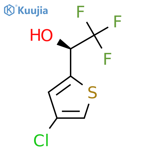 (1S)-1-(4-chlorothiophen-2-yl)-2,2,2-trifluoroethan-1-ol structure
