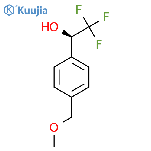 (1R)-2,2,2-trifluoro-1-4-(methoxymethyl)phenylethan-1-ol structure