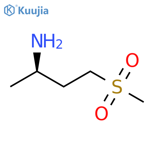 (2R)-4-methanesulfonylbutan-2-amine structure