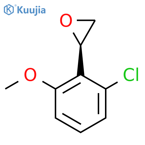 (2R)-2-(2-chloro-6-methoxyphenyl)oxirane structure